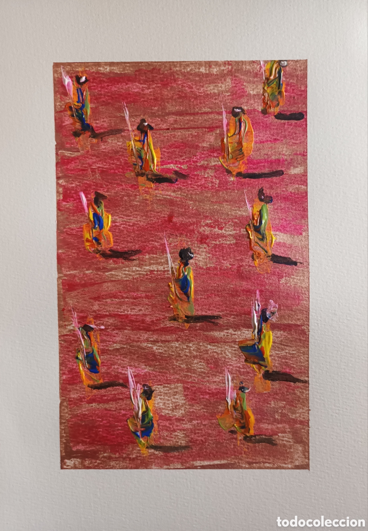 Arte: Cuadro L&aacute;mina Abstracta 21x29cm