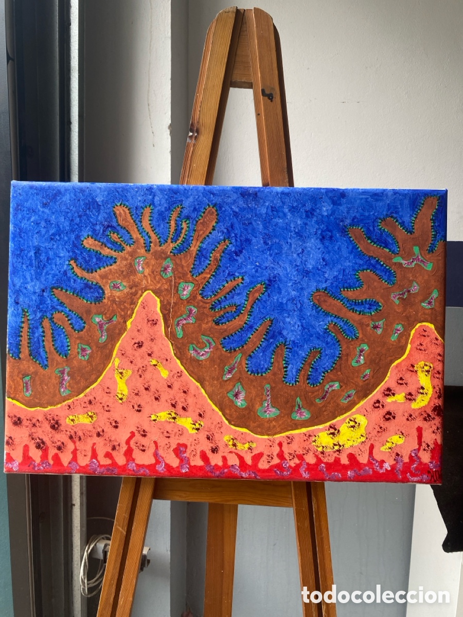 Arte: Cuadro oleo 60x40 cm HLH titul&oacute; Trip