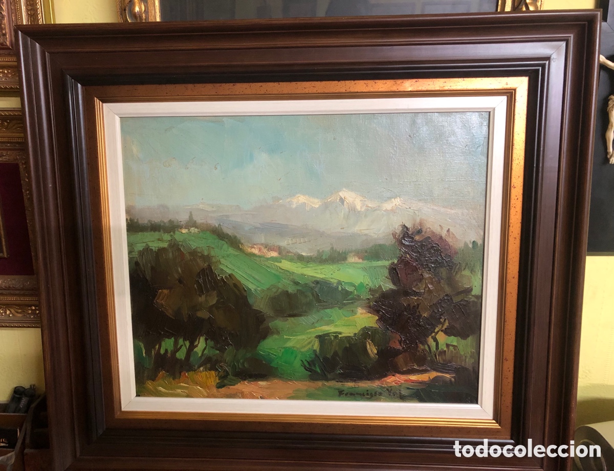 Arte: Francisco val oleo/lienzo medidas 50x47 con marco 80x70
