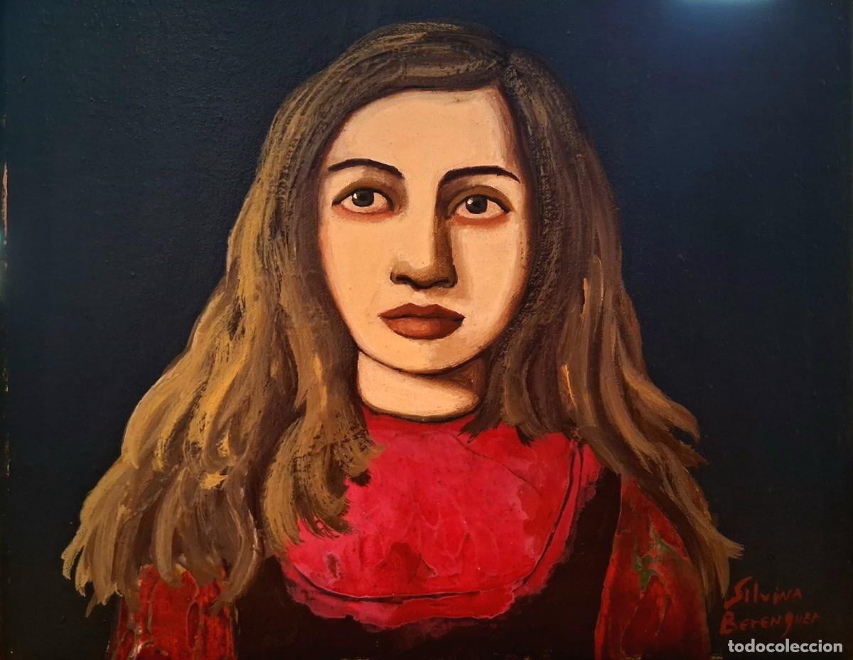 Arte: SILVINA BERENGUER (Valencia,1965) &rdquo;Autorretrato&rdquo; &oacute;leo sobre tabla