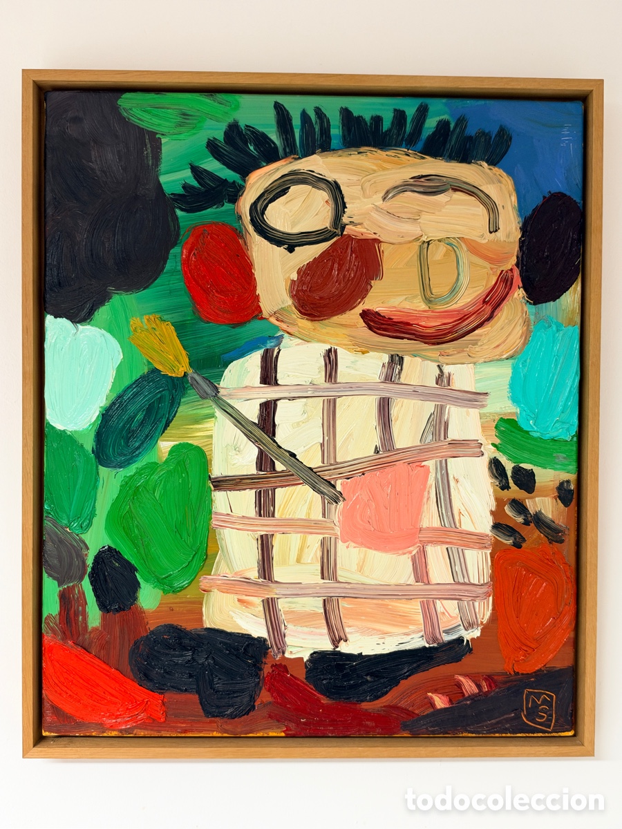 Arte: Mat&iacute;as S&aacute;nchez &ldquo;Sur le motif&rdquo; oleo sobre lienzo