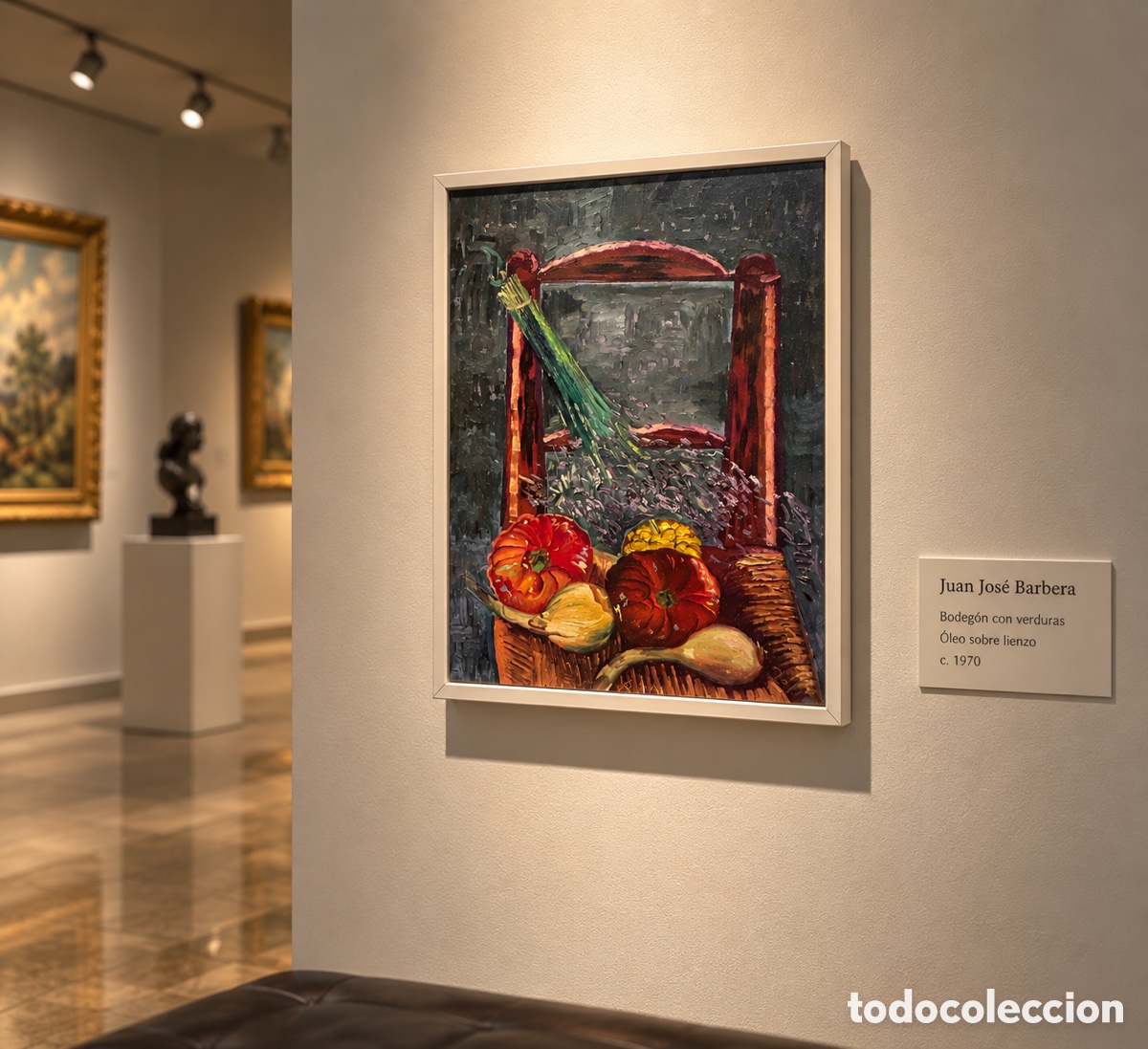 Kunst: JUAN JOSE BARBERA (VALENCIA) - 1954 - STILL LIFE ON A CHAIR 2011