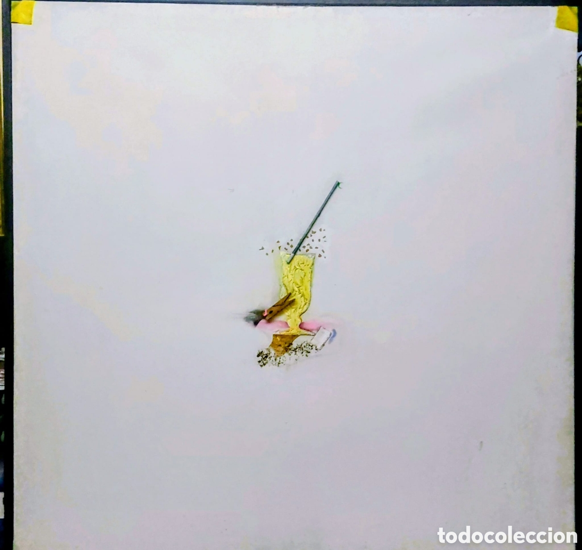 Arte: VILADACANS PERA OLEO TELA GRANDE 116X116 MARCO FINO A&Ntilde;O 1971