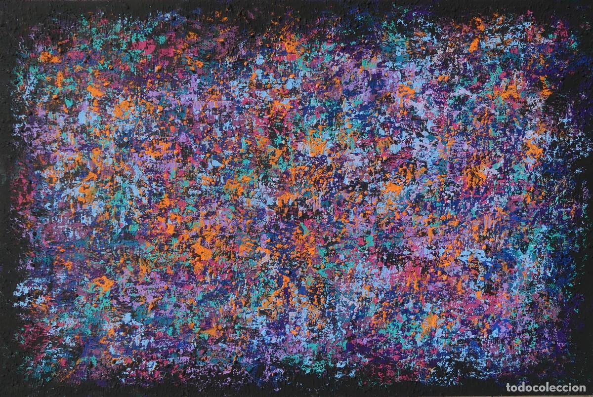 Arte: PINTURA ABSTRACTA DE JOSE SANZ SALA , OBRA RECIENTE( SOLO RECOGIDA )