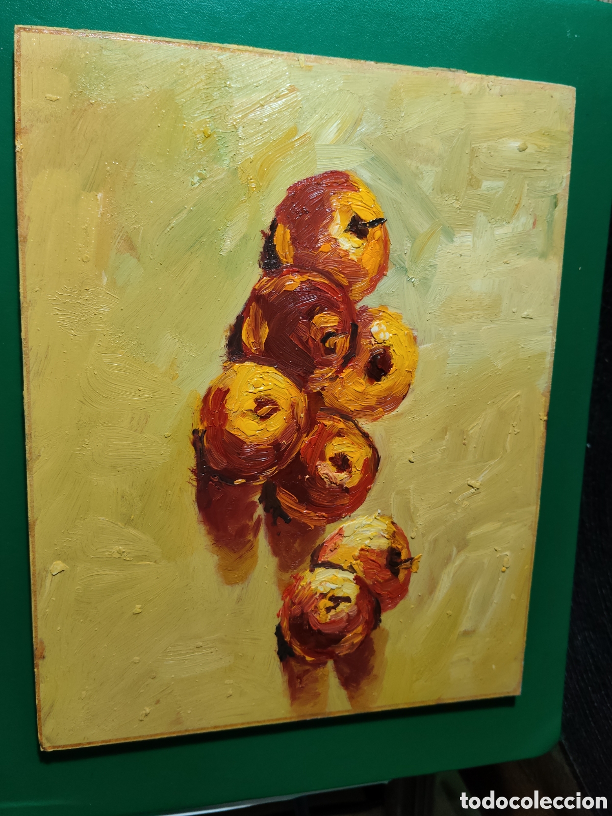 Arte: OLEO PINTADO A MANO 25X20 AUTOR DESCONOCIDO