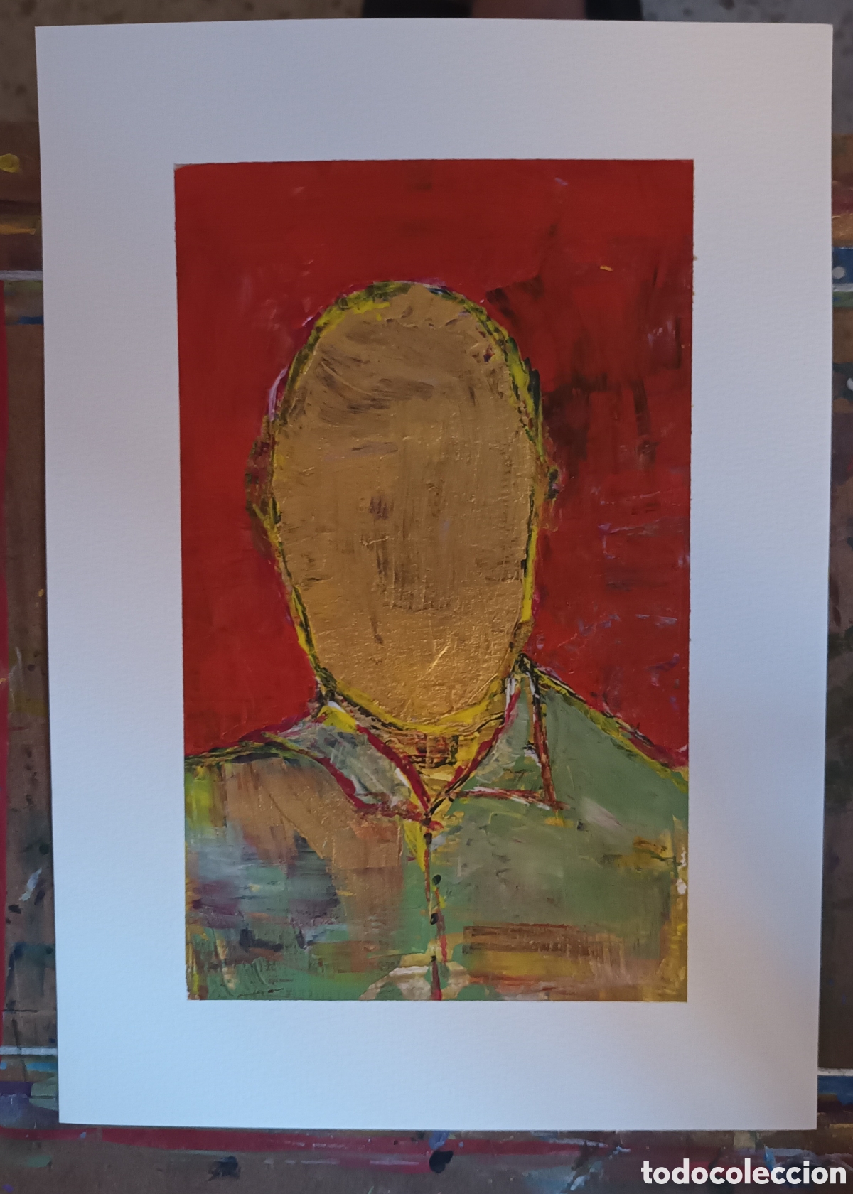 Arte: Cuadro Abstracto Acr&iacute;lico 21x29 cm