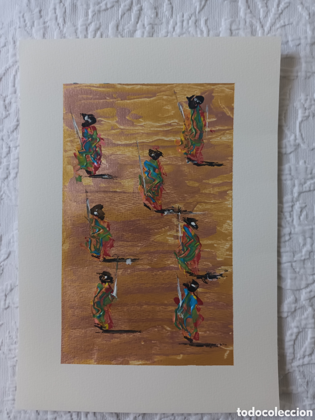 Arte: Cuadro L&aacute;mina Abstracta 21x29cm