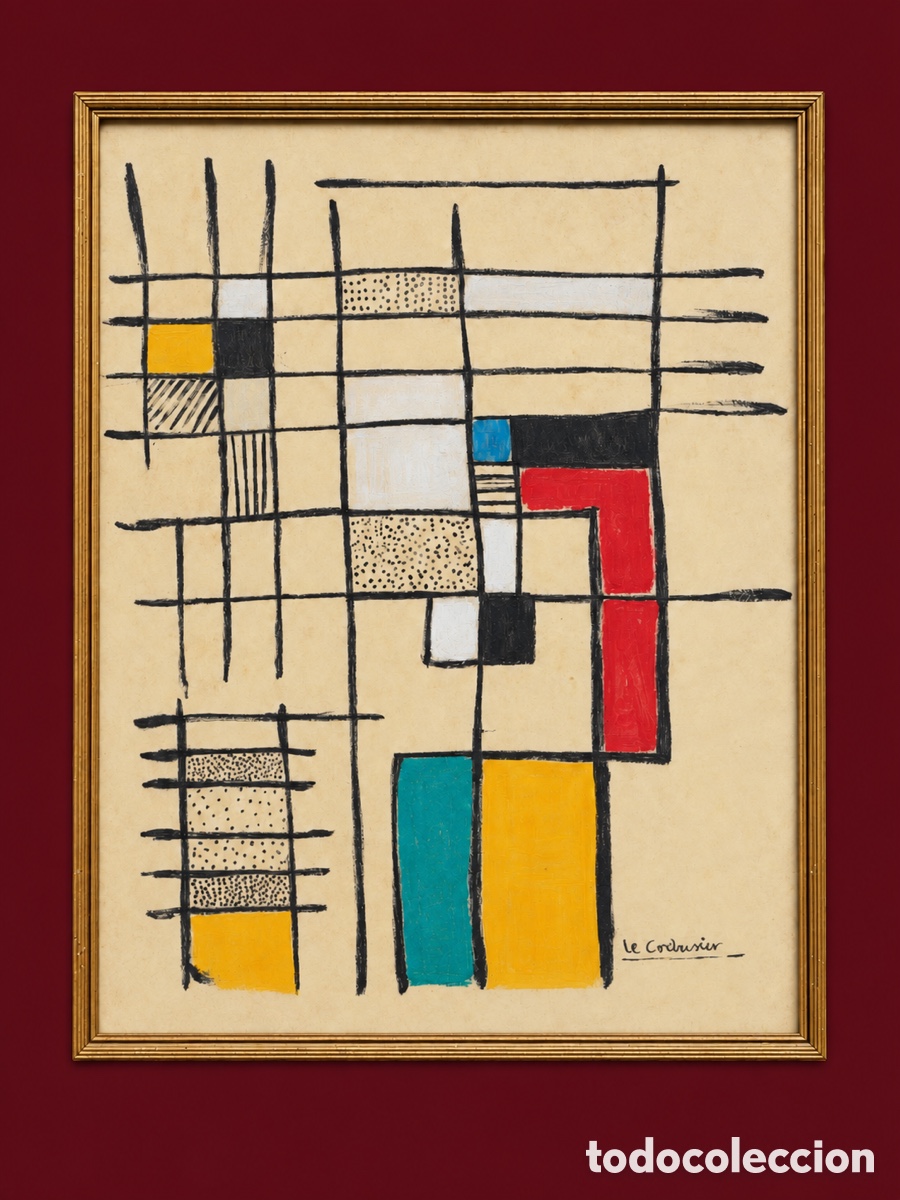 Arte: LE CORBUSIER. GOUACHE SOBRE CART&Oacute;N.