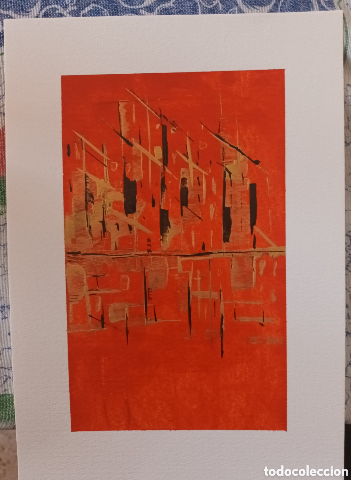 Arte: Cuadro L&aacute;mina Abstracta 21x29cm - Foto 2
