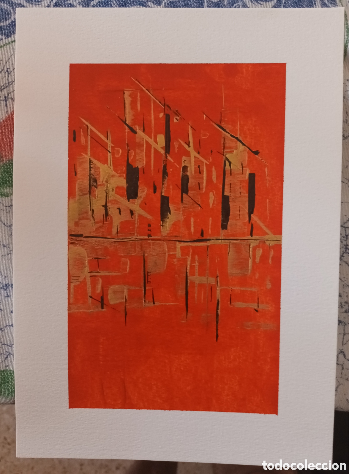 Arte: Cuadro L&aacute;mina Abstracta 21x29cm - Foto 3
