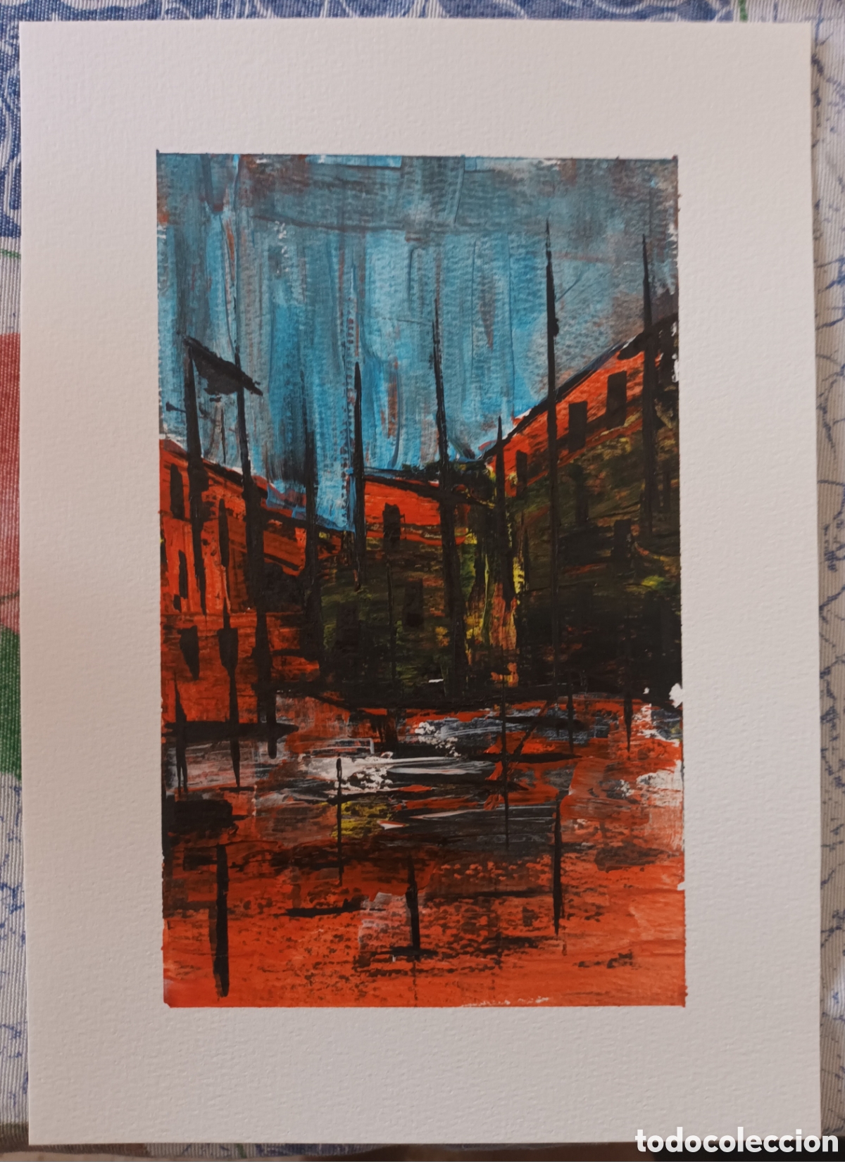 Arte: Cuadro L&aacute;mina Abstracta 21x29cm - Foto 2
