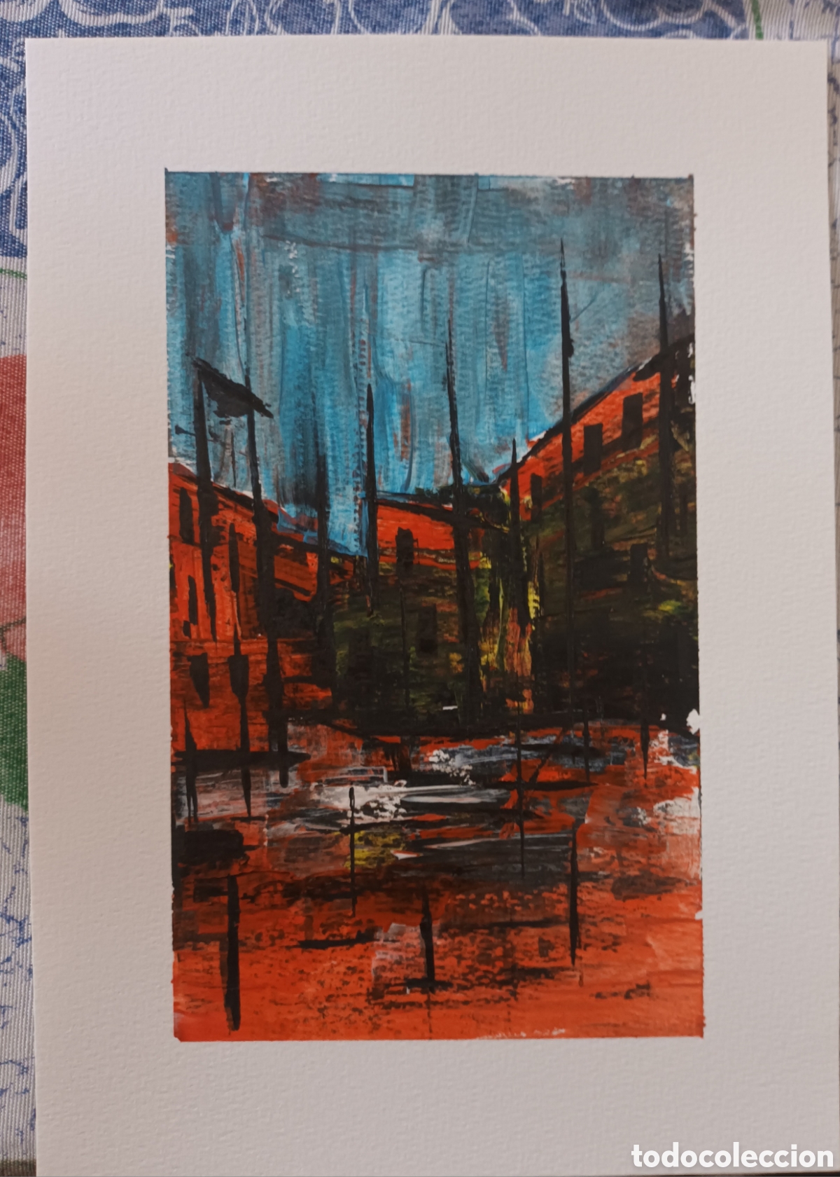 Arte: Cuadro L&aacute;mina Abstracta 21x29cm - Foto 3