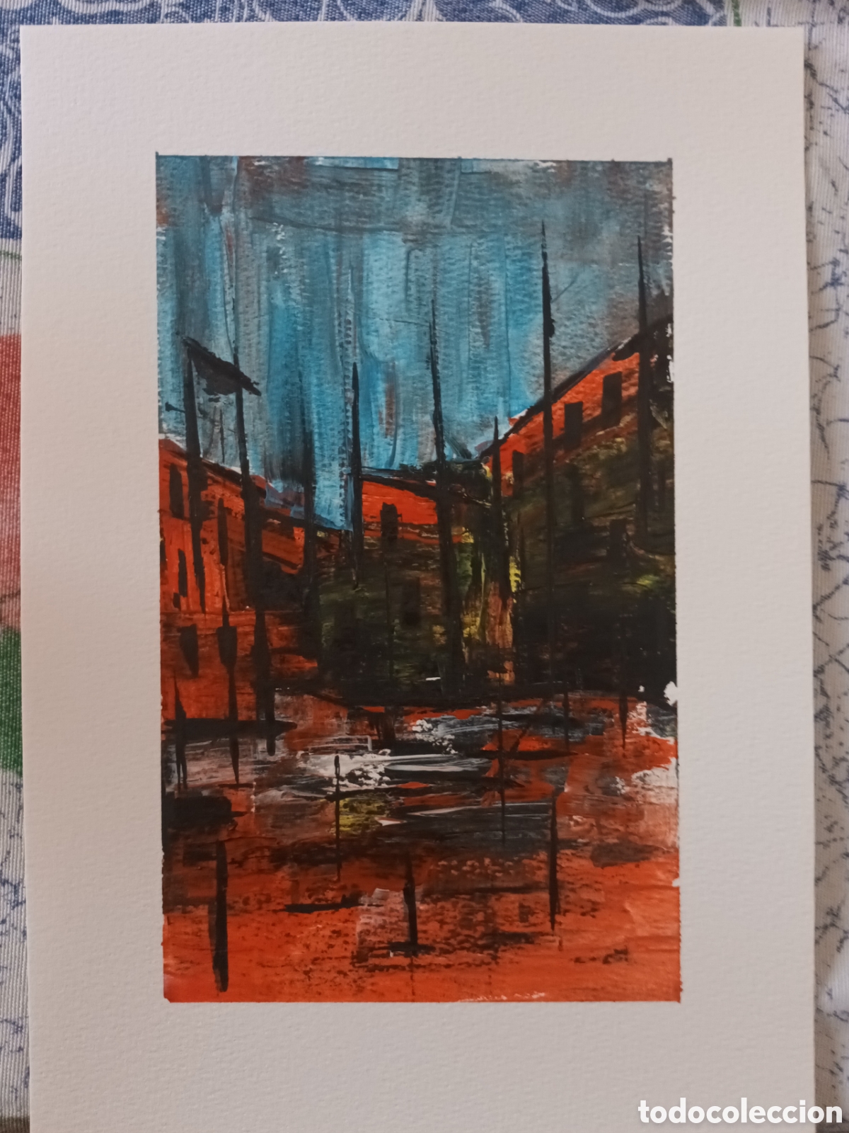 Arte: Cuadro L&aacute;mina Abstracta 21x29cm - Foto 1