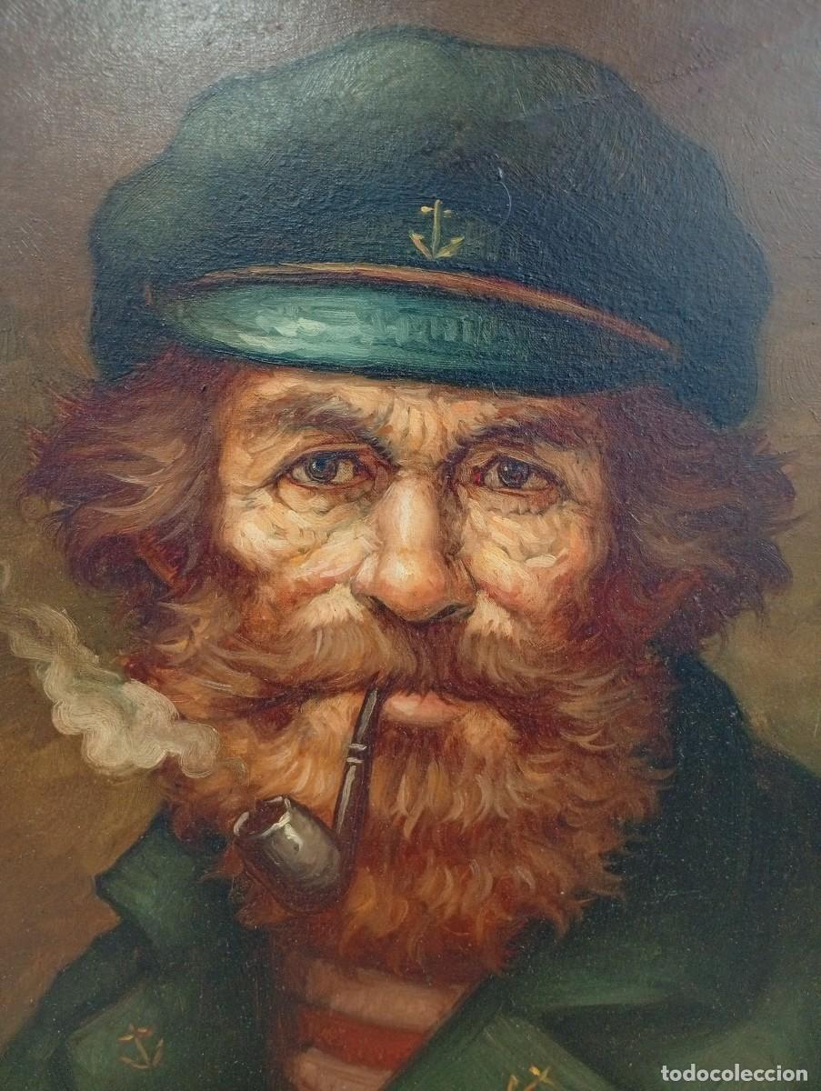 Arte: Viejo Marinero firmado Oller.