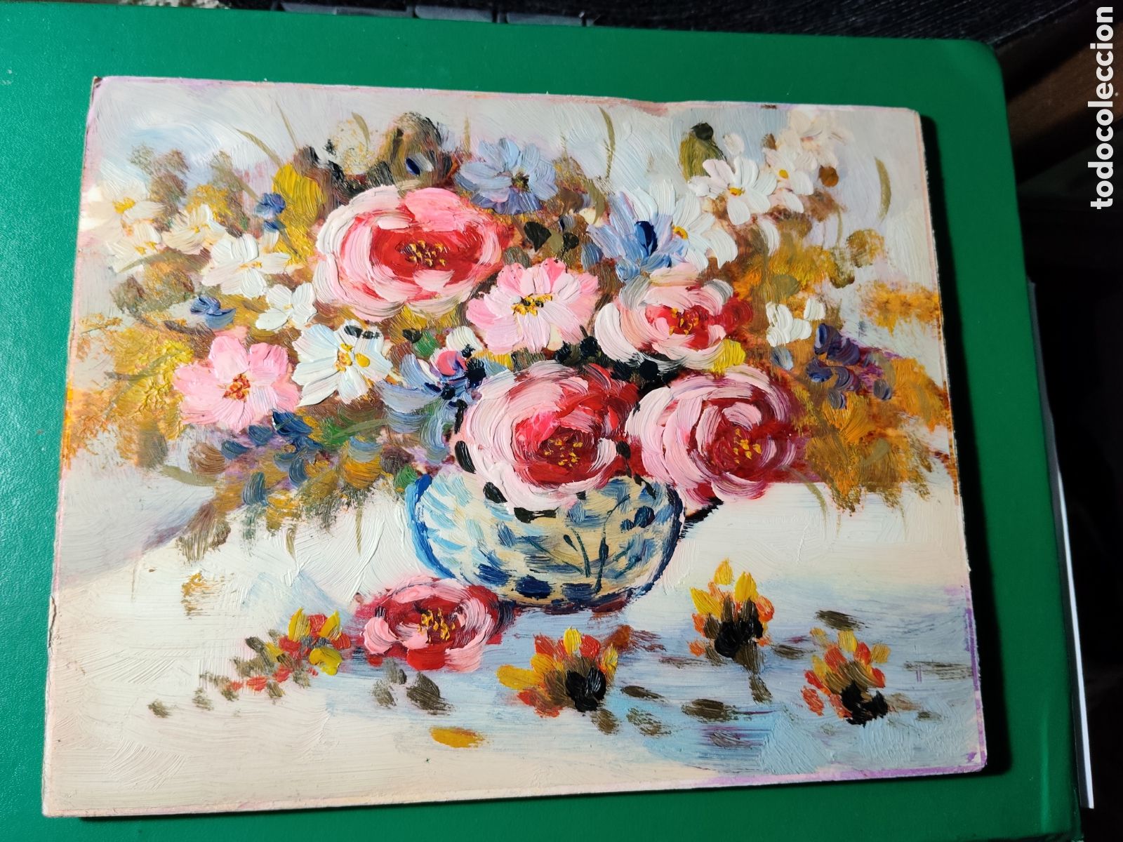 Arte: OLEO PINTADO A MANO 25X20 AUTOR DESCONOCIDO