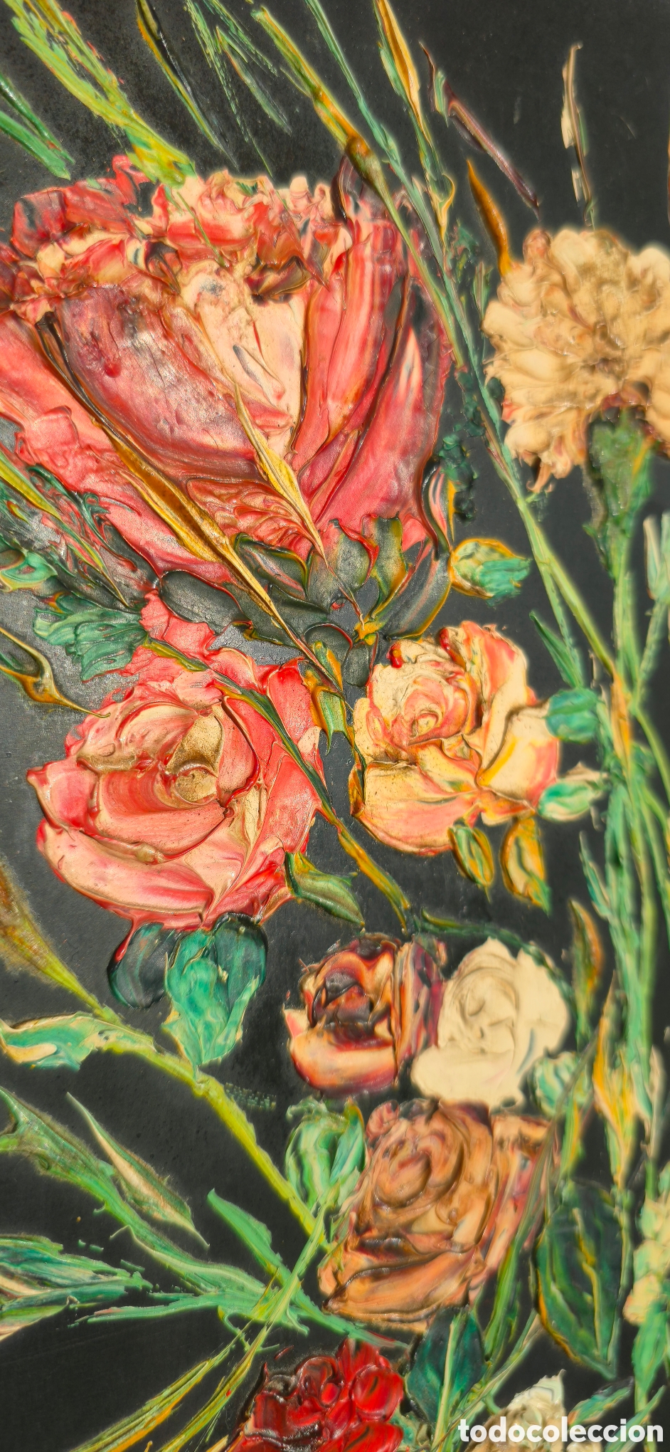 Arte: 702.Oleo sobre tabla vintage - Foto 4