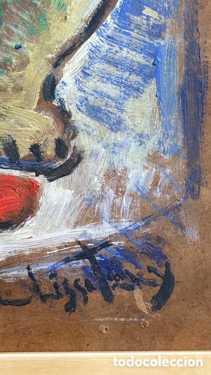 Arte: EL LISSITZKY. &ldquo;BODEG&Oacute;N&rdquo; &Oacute;LEO SOBRE MASONITE - Foto 2