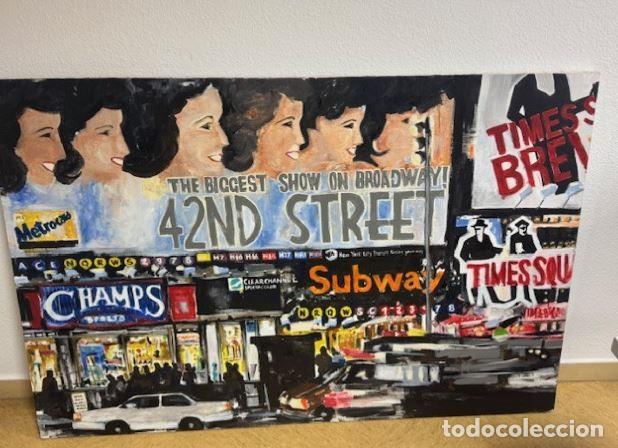 Arte: &Oacute;leo sobre lienzo 42nd Street, I&ntilde;aki Pardos