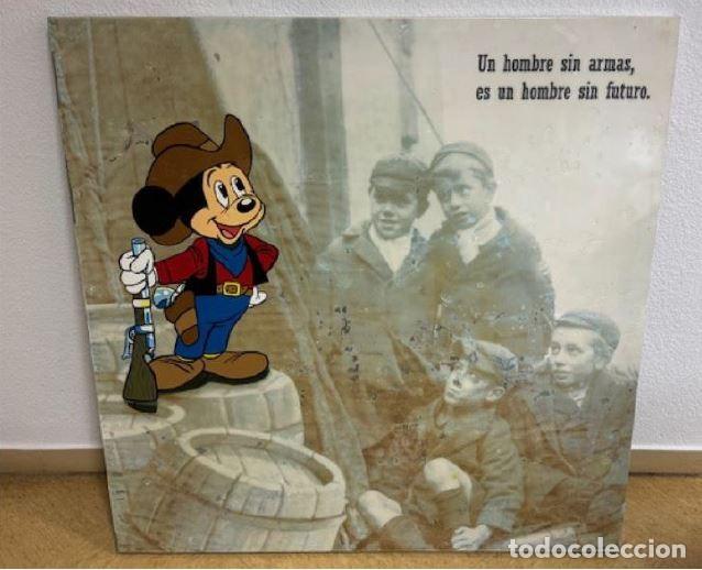 Arte: Un hombre sin armas es un hombre sin futuro, original de Carmen Molina Cantabella