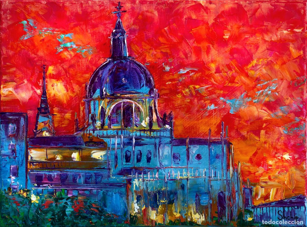Arte: Cuadro &rdquo;Almudena Cathedral at Sunset&rdquo; - Foto 1