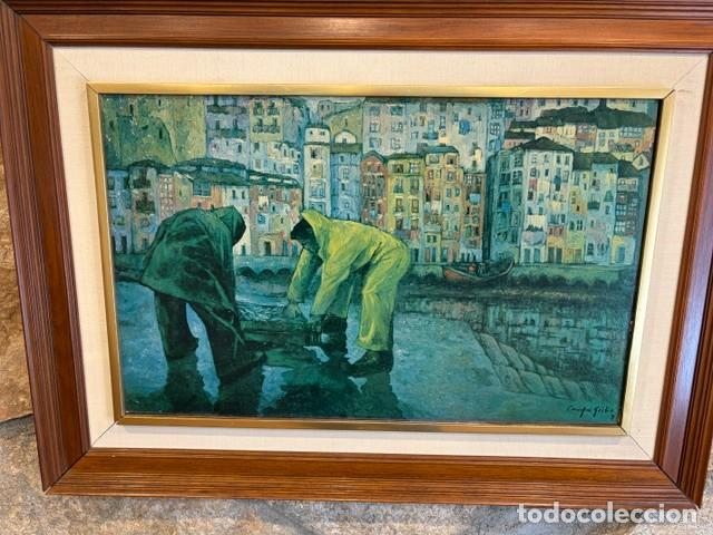 Arte: CUADRO PINTADO TABLA DE EMILIO CAMPOS GOITIA
