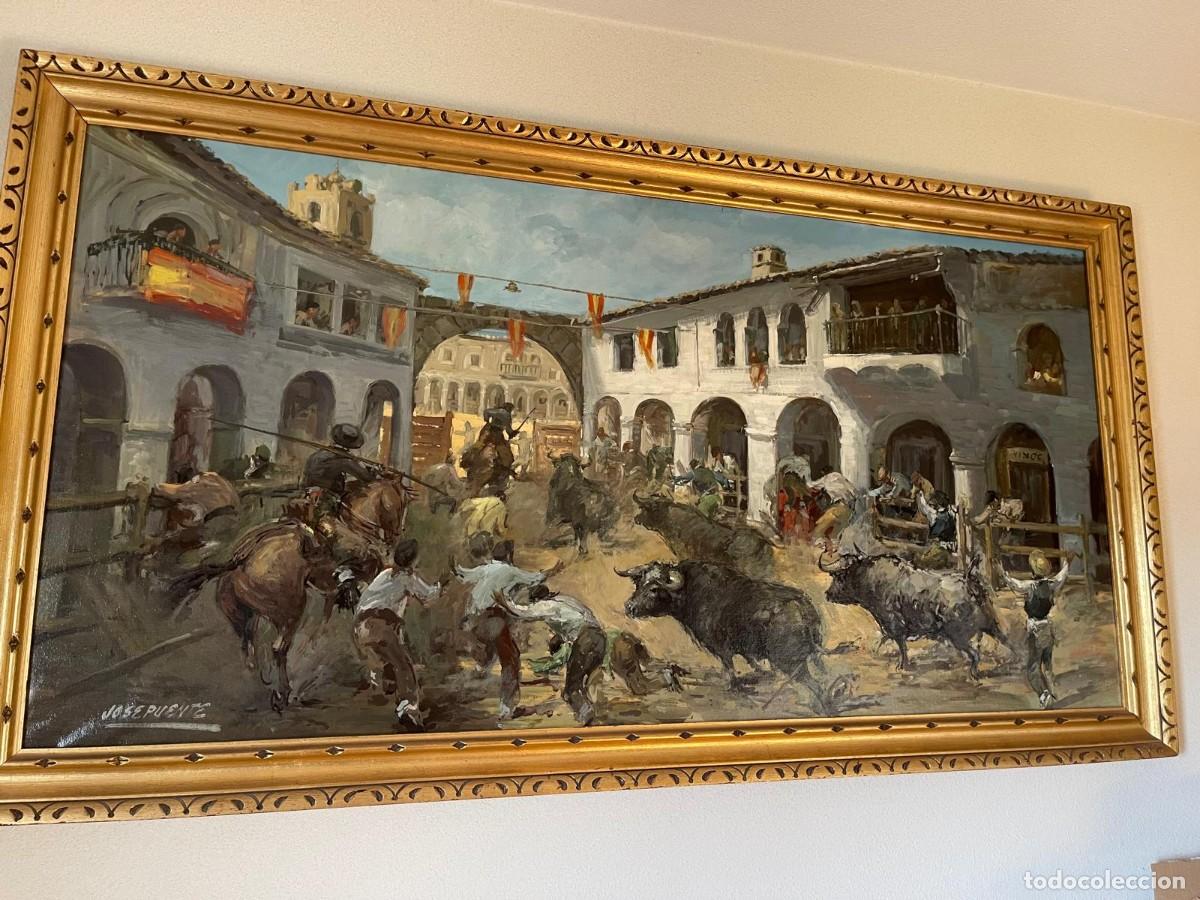 Arte: 3 cuadros taurinos Jose Puente