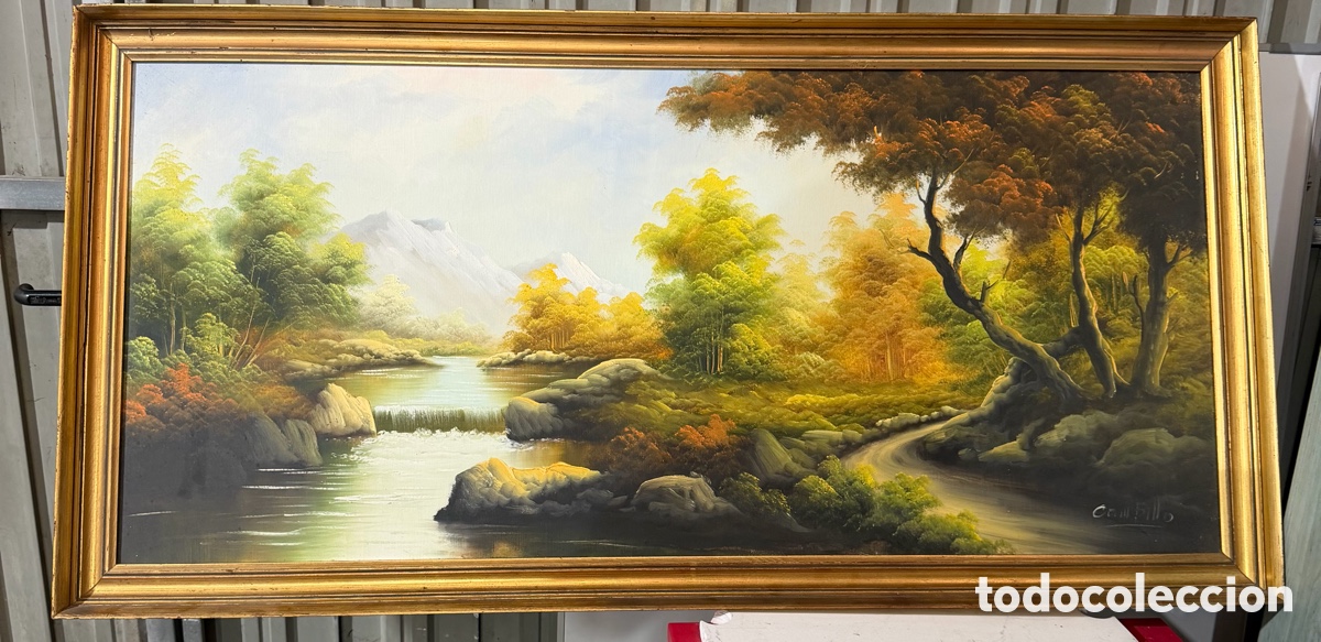 Arte: &Oacute;leo sobre lienzo firmado Campillo
