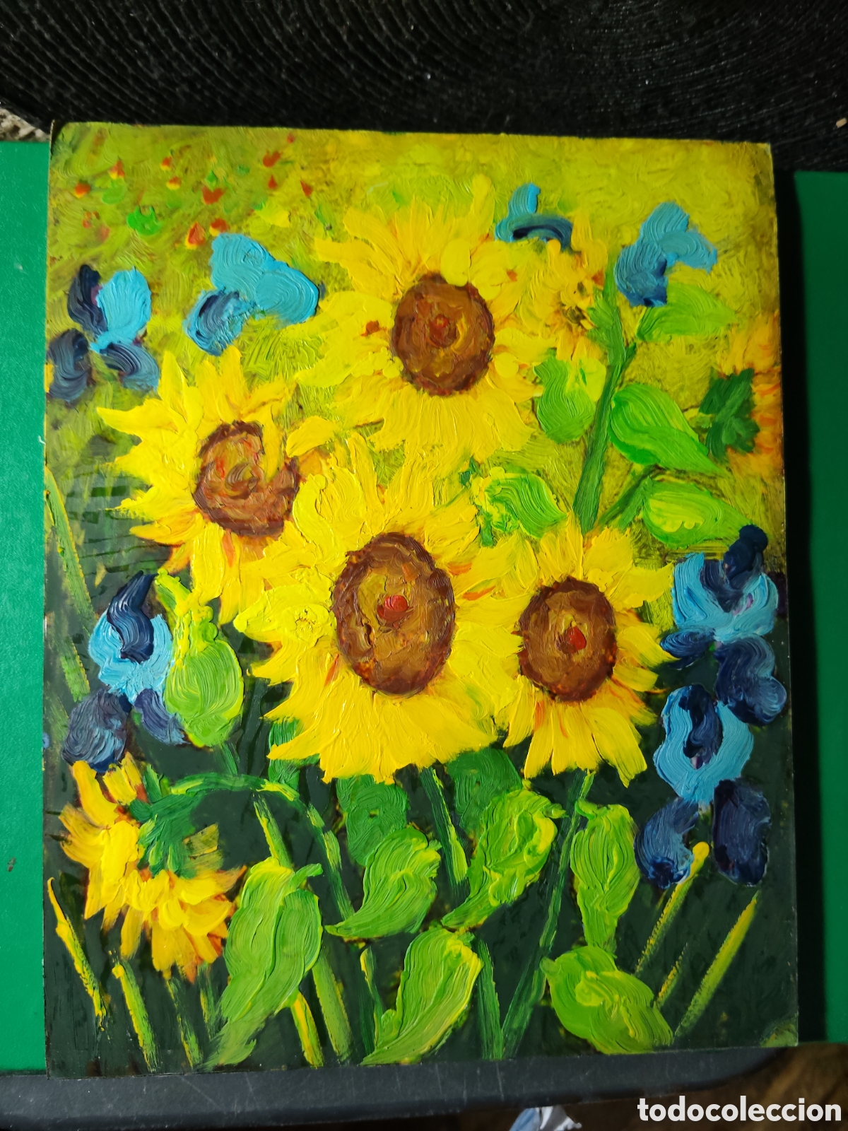 Arte: OLEO PINTADO A MANO 25X20 AUTOR DESCONOCIDO