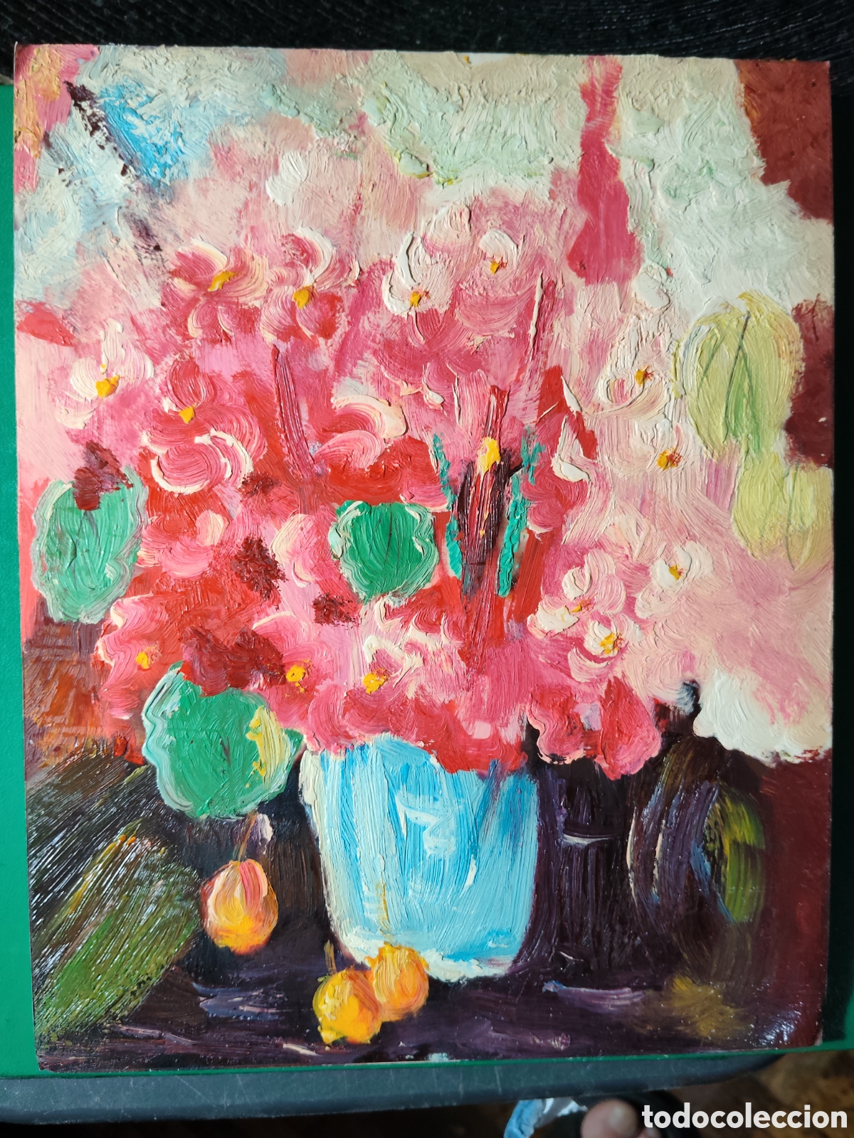 Arte: OLEO PINTADO A MANO 25X20 AUTOR DESCONOCIDO