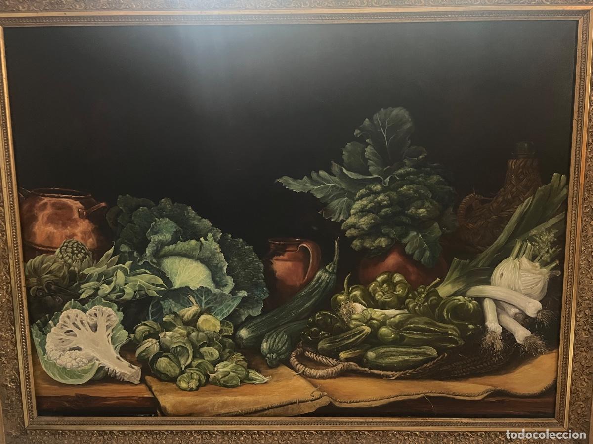 Arte: Bodeg&oacute;n de Verduras James Ward.