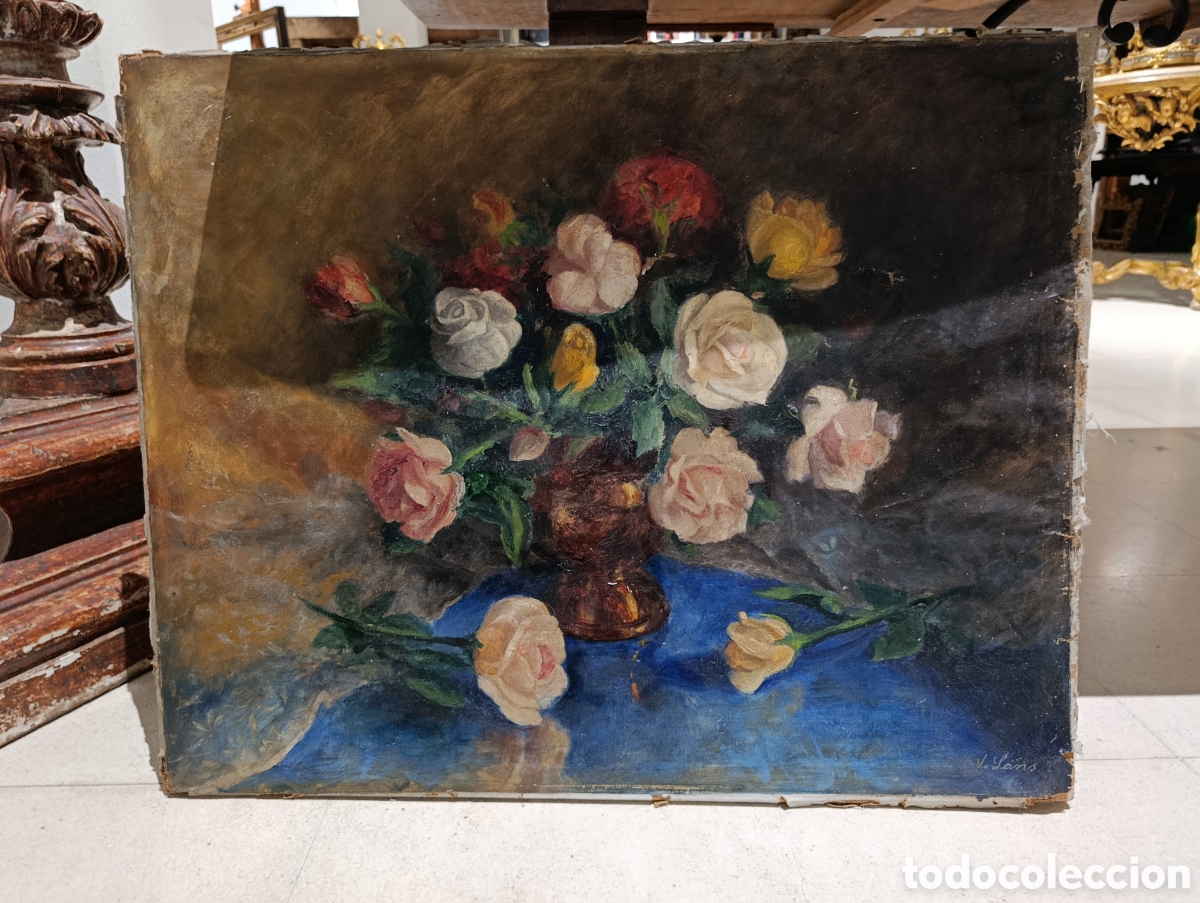 Arte: Florero fdo de principios del siglo xx