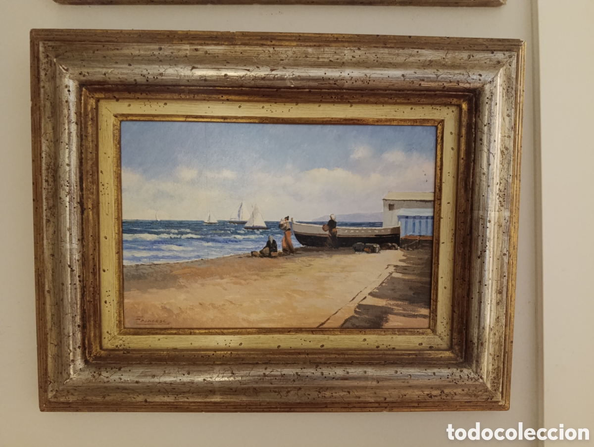Arte: Pareja de marina del siglo xx