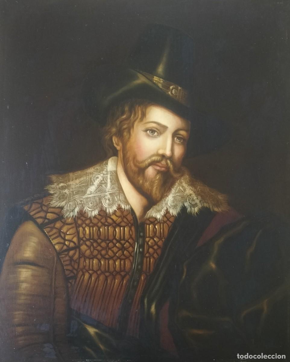 Arte: Pareja &Oacute;leo sobre Cobre &ndash; Retrato de Rubens e Isabella Brant - J. M. Angulo (Esc. Cordobesa c. 1988)