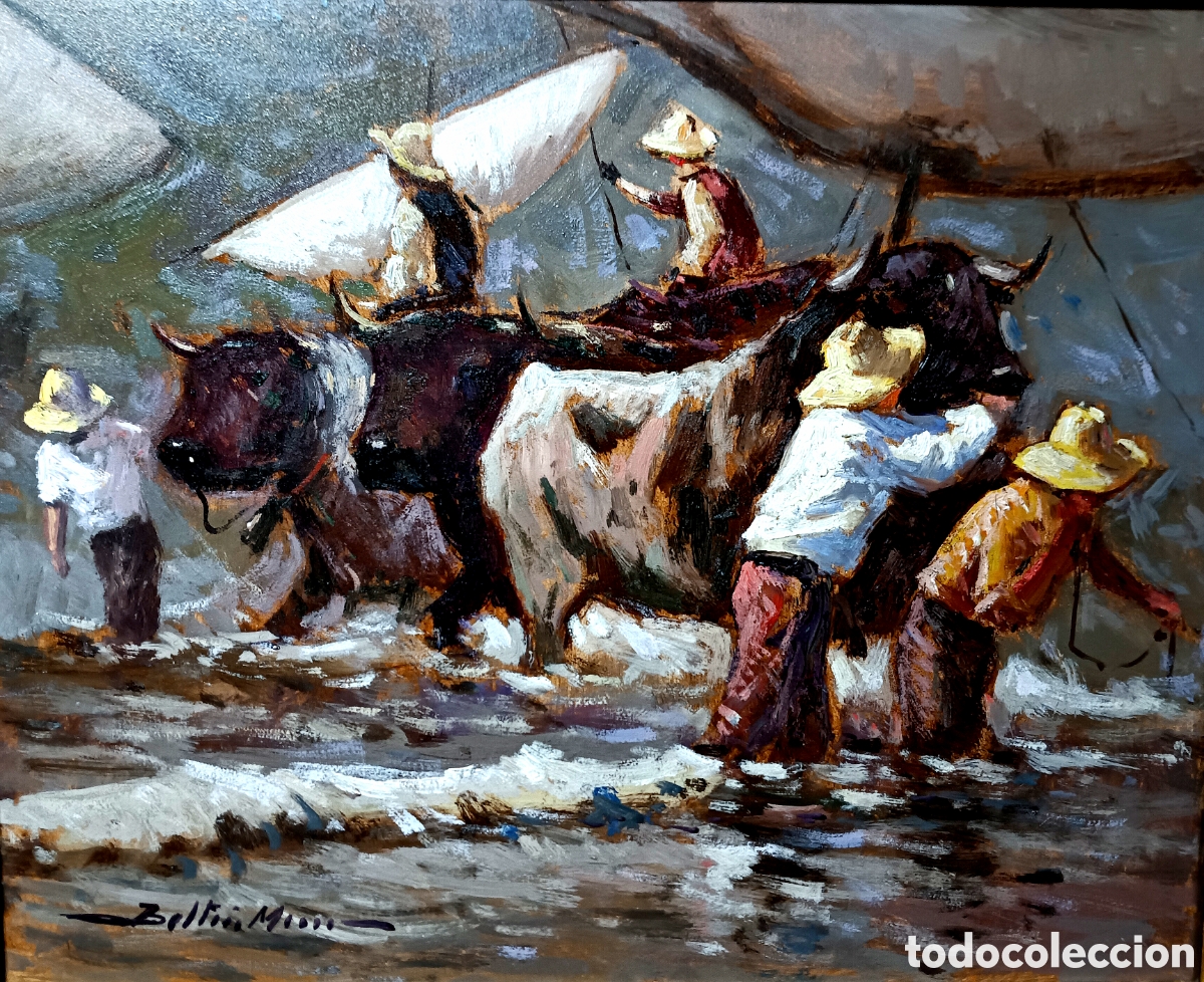 Arte: ESCENA DE PESCA - ENRIC BELTRAN MESSA