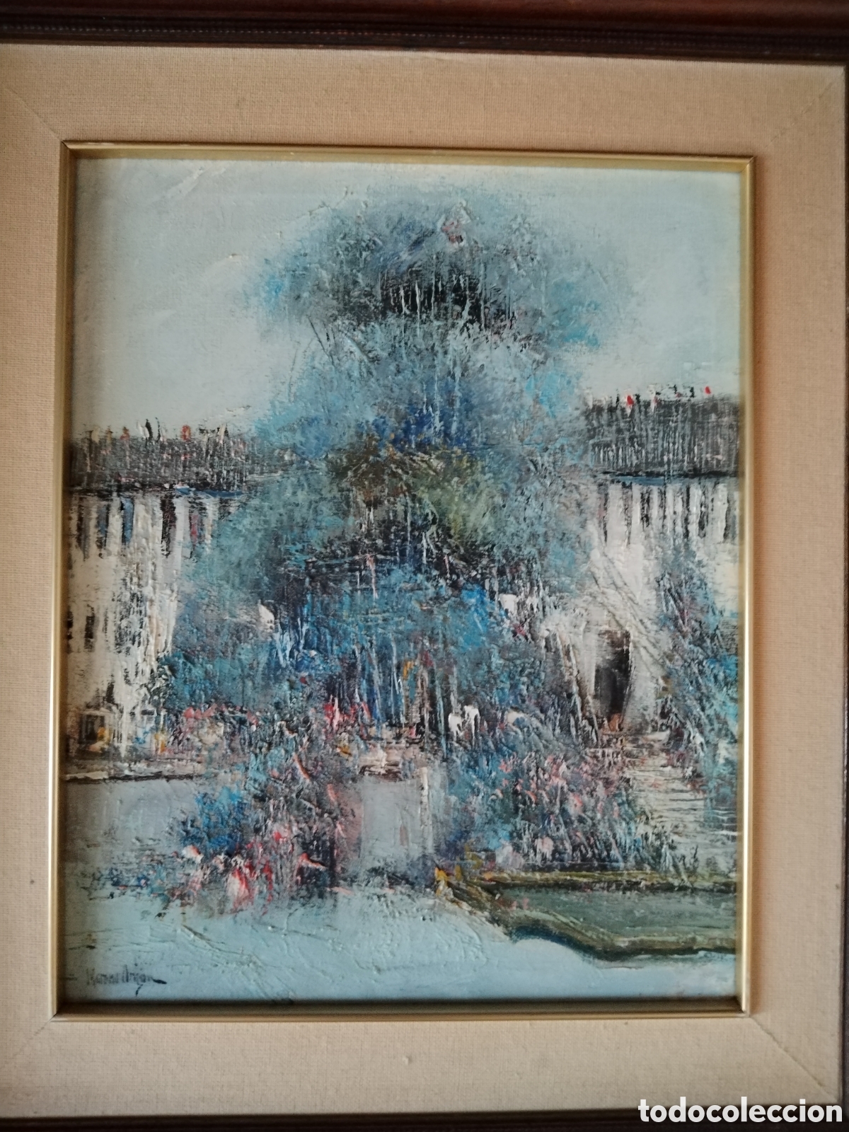 Arte: Francisco Moreno Ortega ( M&aacute;laga1931-2024). &Oacute;leo sobre lienzo firmado.