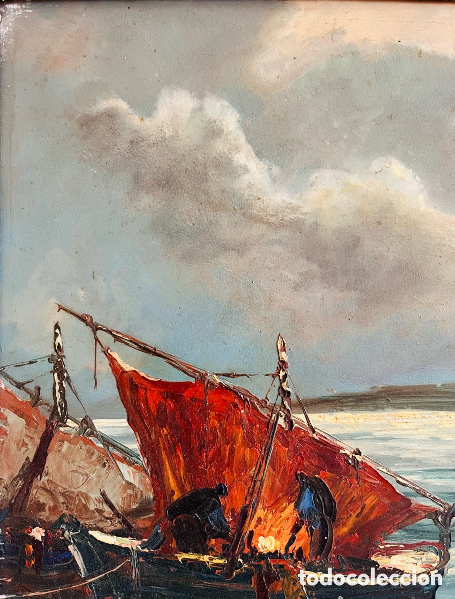 Arte: Cuadro Marcel Stebler Barcos Mar&iacute;timos - Foto 5