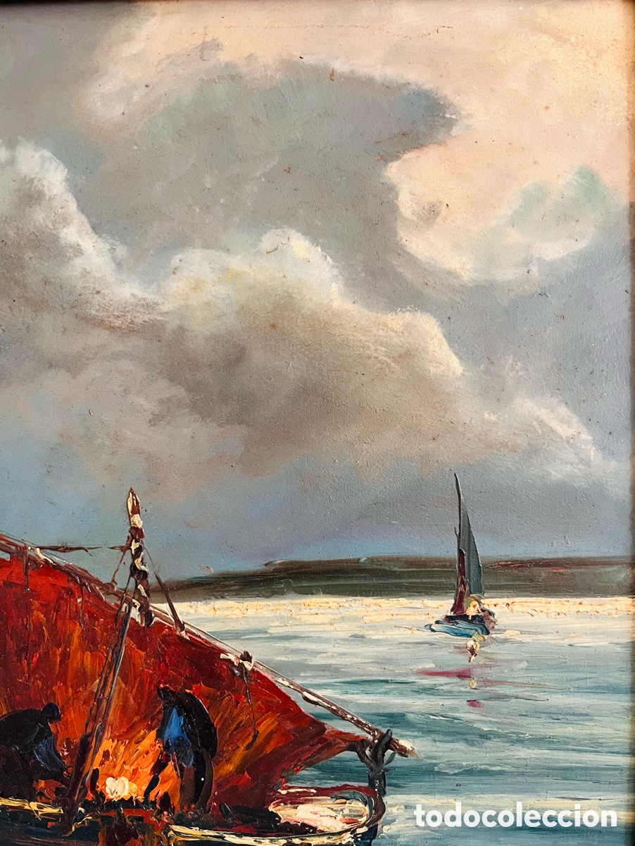 Arte: Cuadro Marcel Stebler Barcos Mar&iacute;timos - Foto 6