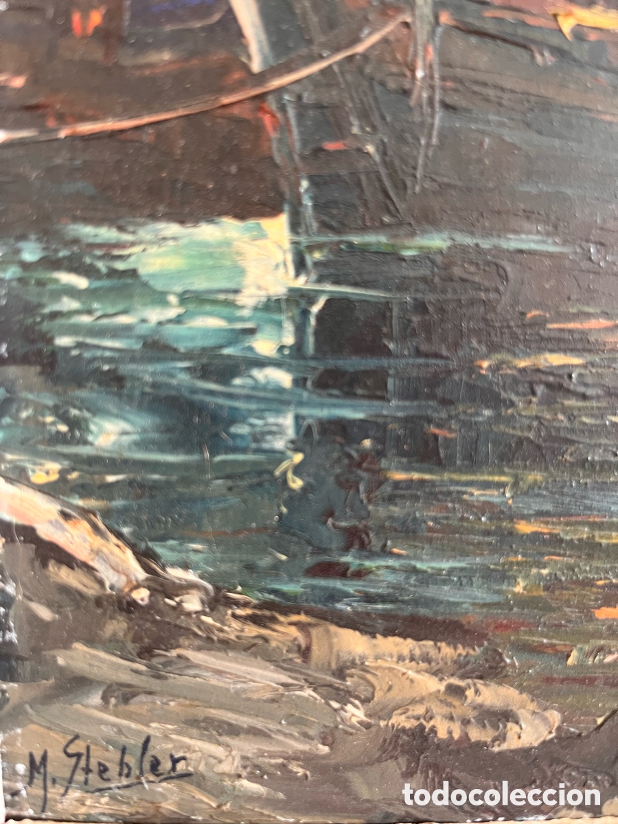 Arte: Cuadro Marcel Stebler Barcos Mar&iacute;timos - Foto 7