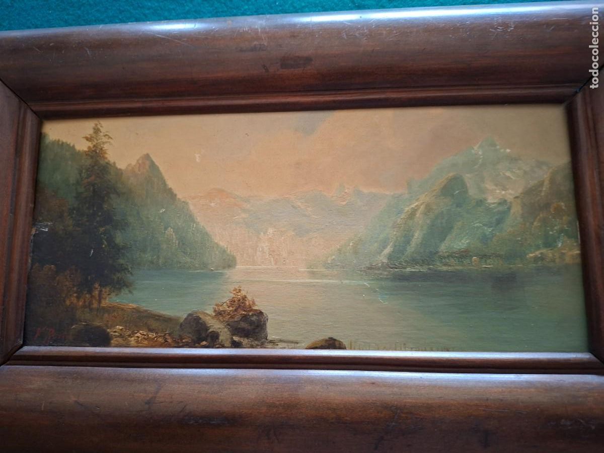 Arte: Paisaje de los Alpes suizos
