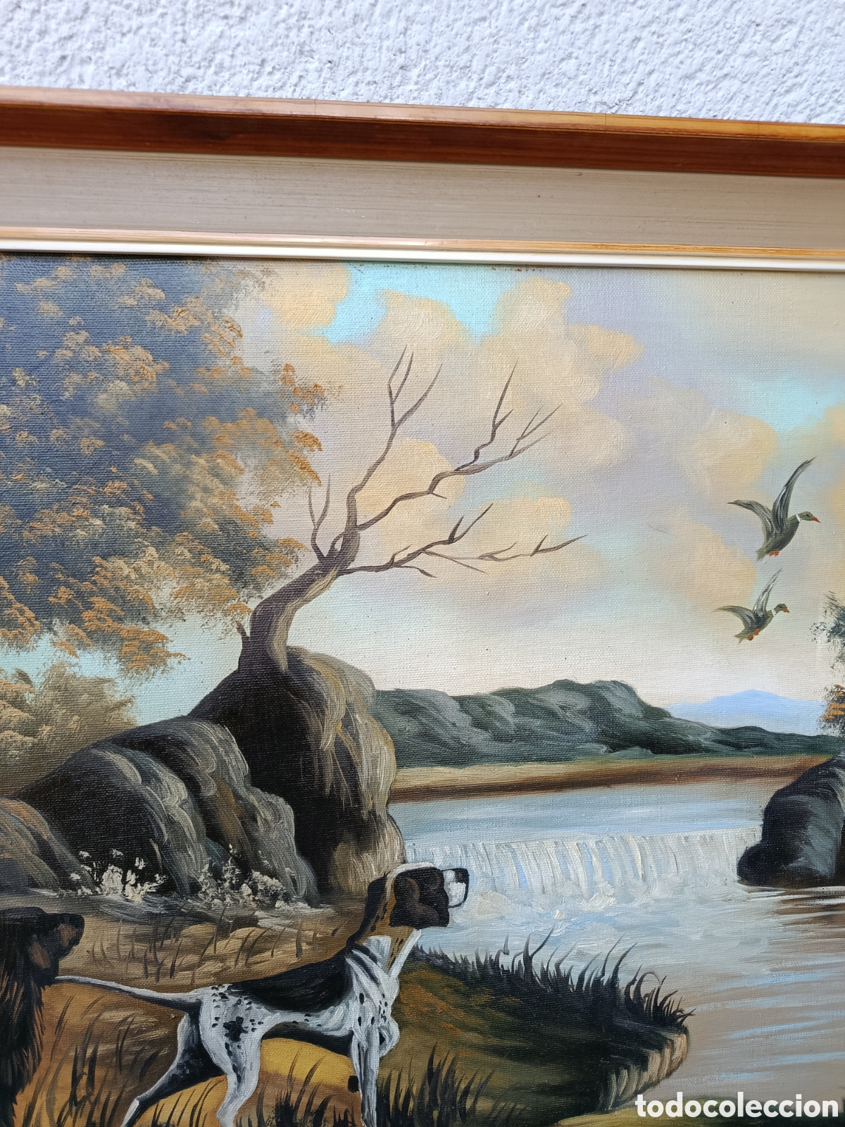 Arte: Cuadro Paisaje con perros - Foto 7