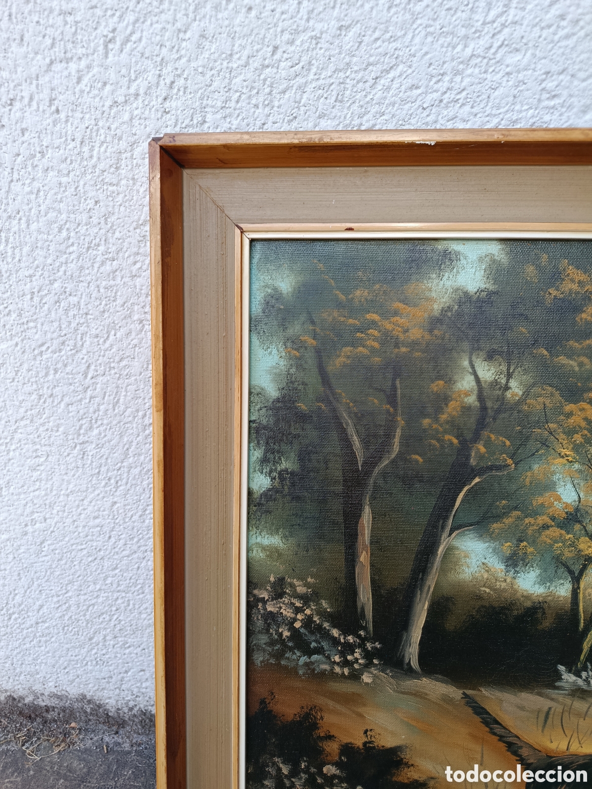 Arte: Cuadro Paisaje con perros - Foto 8