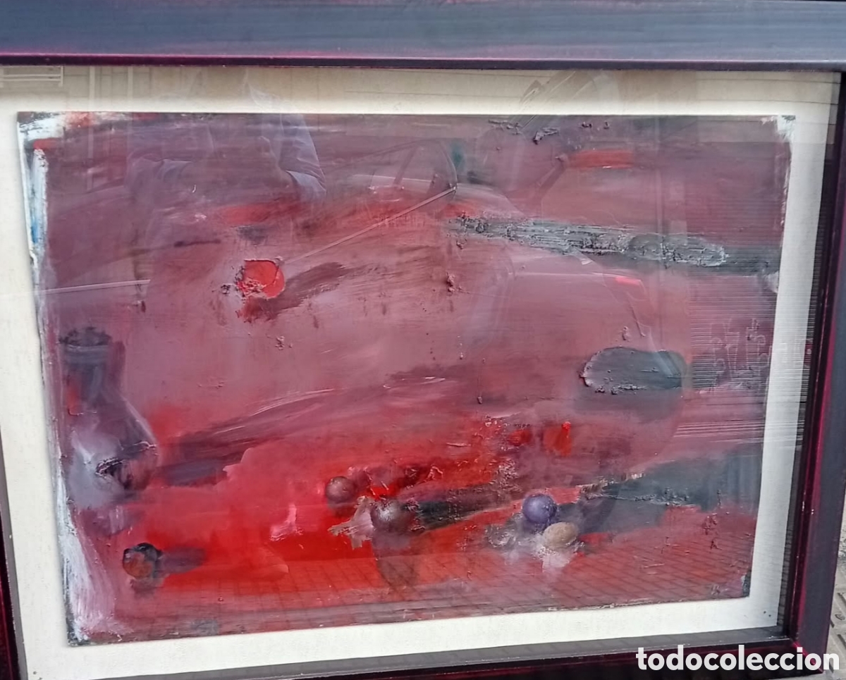 Arte: Pintura gallega grande oleo del gran pintor Ram&oacute;n Deside ( Mar&iacute;n ,1935- 2016) Ram&oacute;n Lorda Vidal