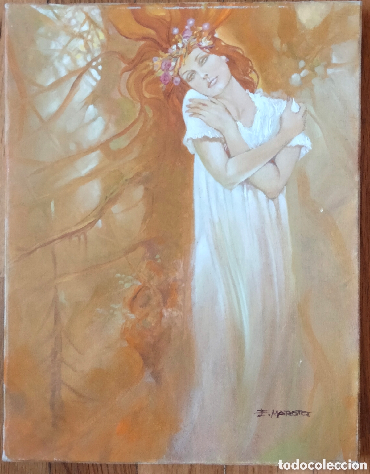 Kunst: Fantas&iacute;a, Esteban Maroto, &oacute;leo sobre lienzo