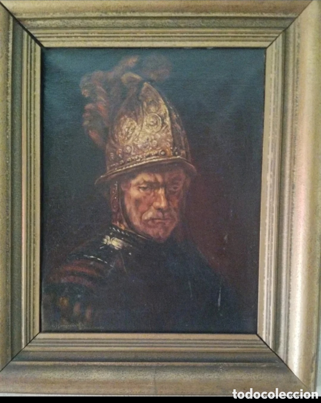 Arte: Oleo Jaume Garriga G&uuml;el. El yelmo de oro