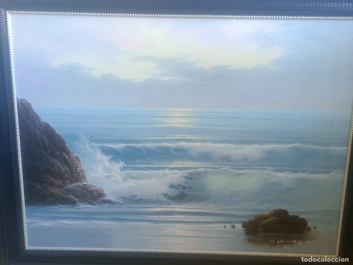 Art: Pintura al oleo de una marina