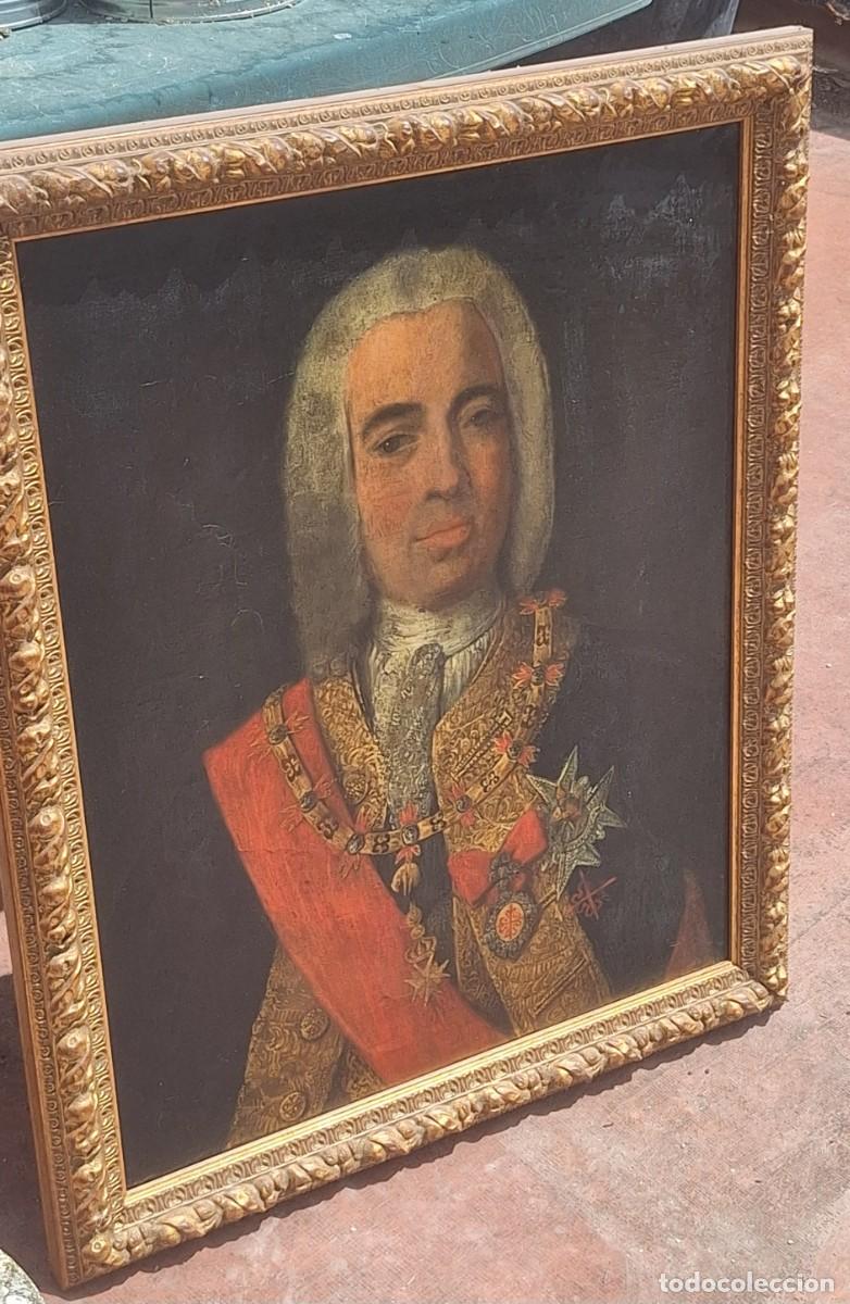 Arte: RETRATO MARQUES DE LA ENSENADA - Foto 3