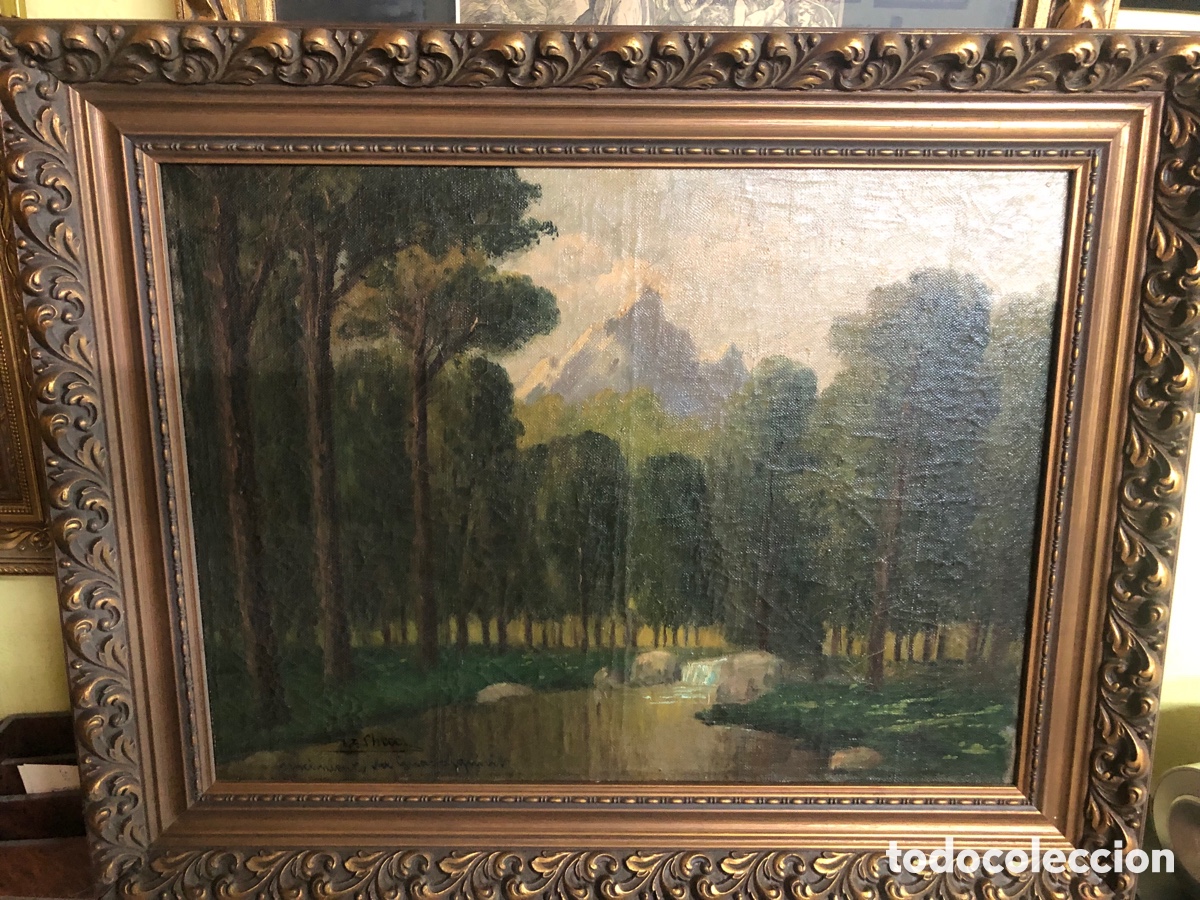 Art: Mart&iacute;nez checa oleo/lienzo medidas 56x45 con marco 75,5x60