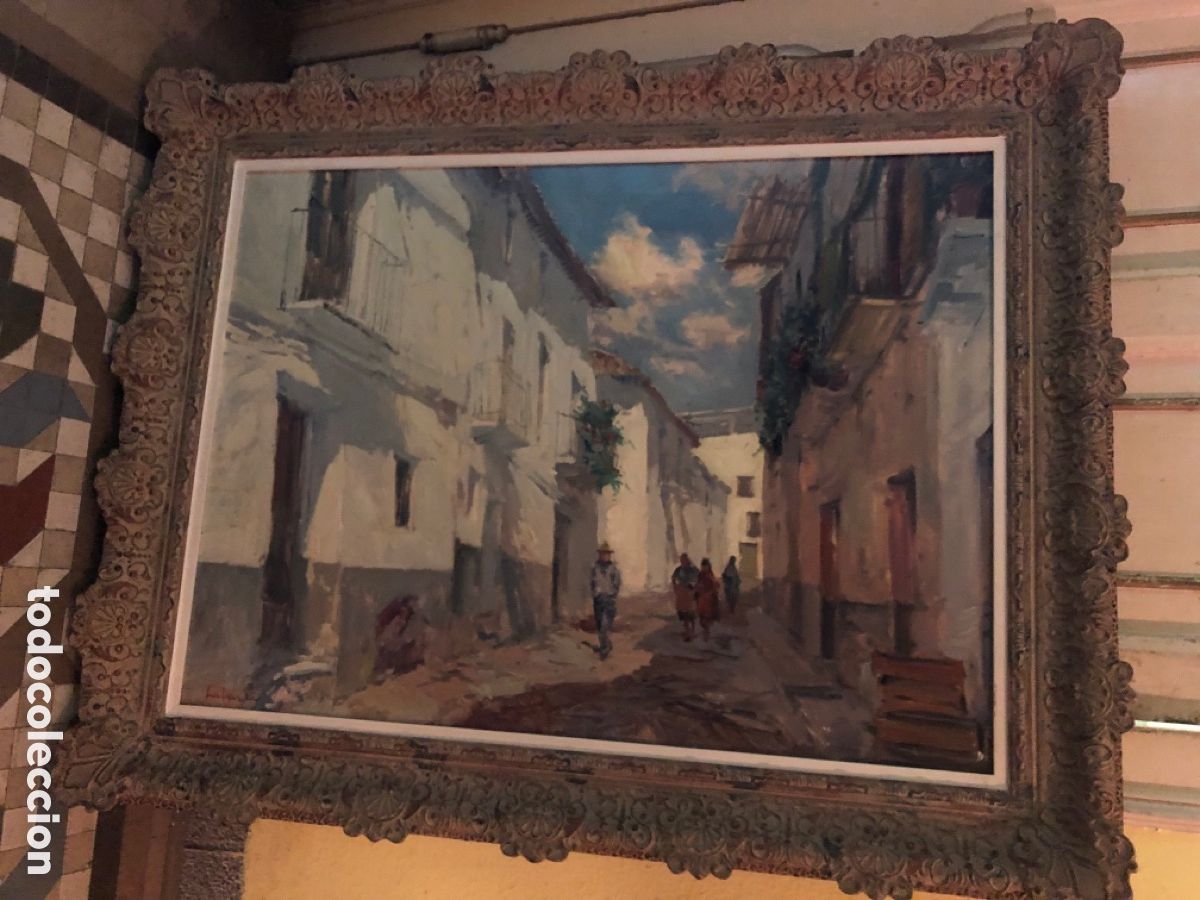 Arte: Francesc labarta planas oleo/lienzo medidas 82x79 con marco 101x79