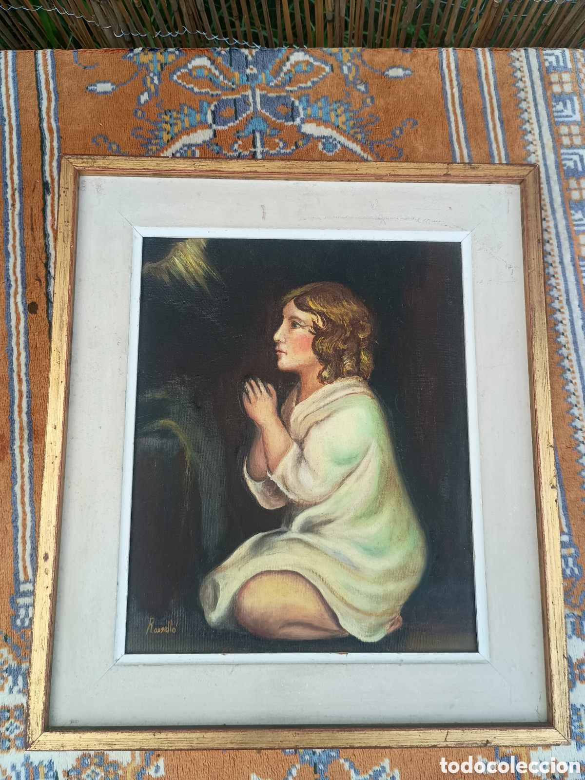 Art: &Oacute;leo lienzo firmado Rossell&oacute;