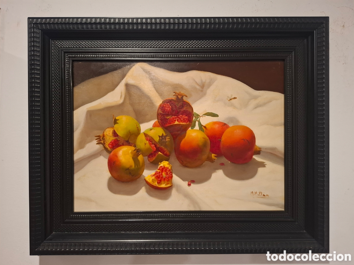 Art: Oleo sobre tabla de manuel ventura millan 71x57